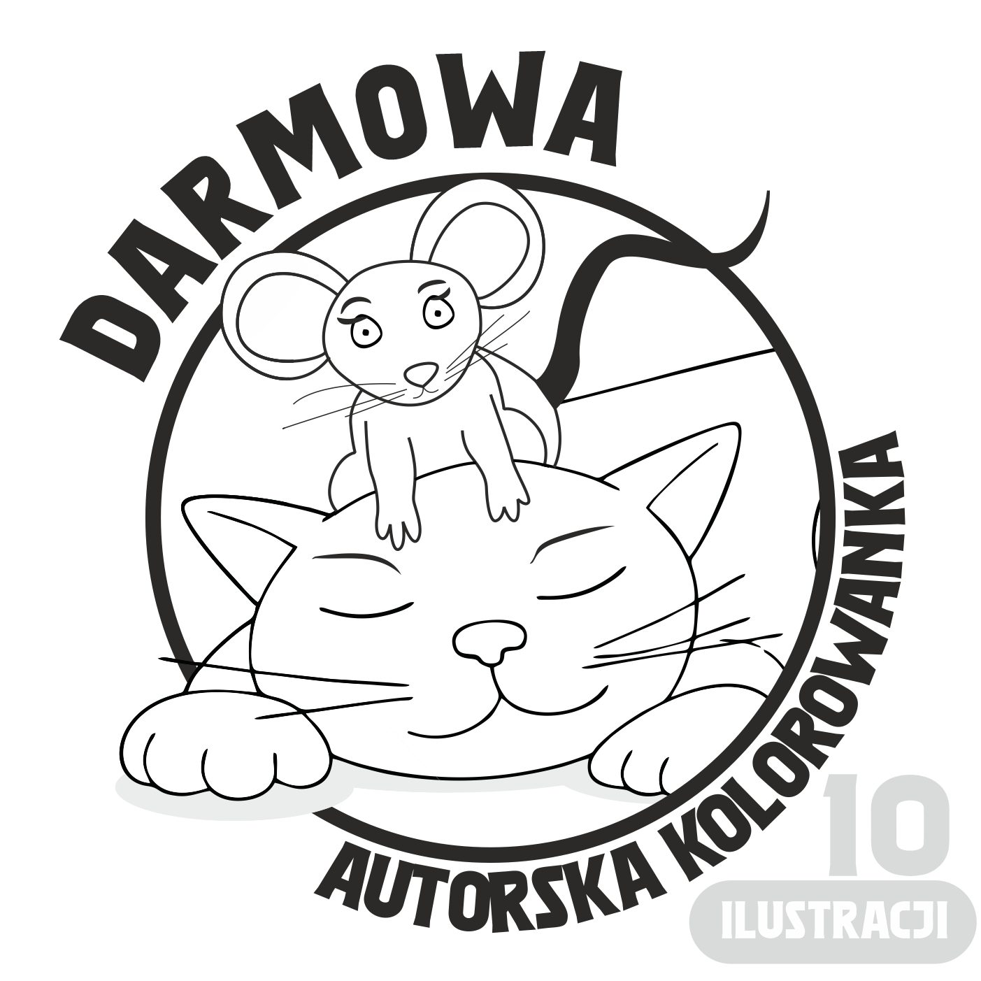 autorska kolorowanka Autorska kolorowanka dla dzieci - obrazek 1